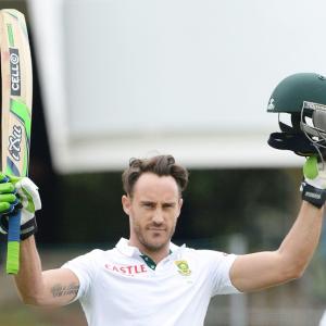 South Africa v West Indies, 2nd Test: Du Plessis gets ton before rain stops play