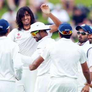 Wellington Test PHOTOS: Ishant, Dhawan put India in control