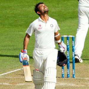 Rahane overcomes nervous 90s; thanks Dravid, Tendulkar after maiden Test ton