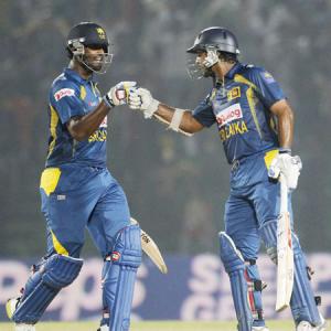 Asia Cup PHOTOS: Sangakkara's 18th ODI ton helps Lanka edge India