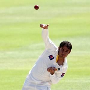 Ajmal strikes late to check Sri Lanka in final Test