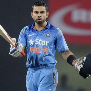 Kohli's unbeaten hundred helps India complete 5-0 series sweep