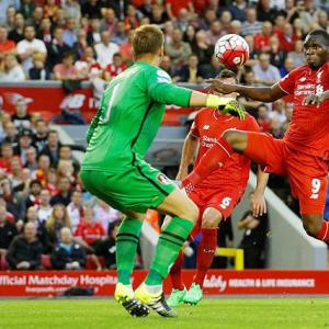 Multi-faceted Benteke impresses on Liverpool debut with all-round play