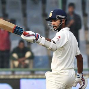 Rahane stands tall as India's batting falls short at Kotla