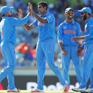 PHOTOS: Ashwin's career best haul helps India ease past UAE