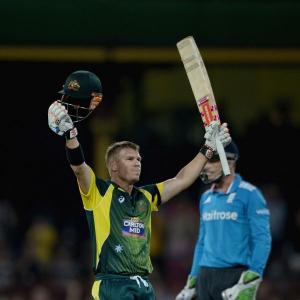 PHOTOS: Warner, bowlers give Australia bonus point win over England