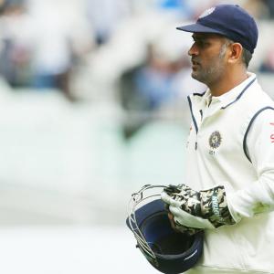 What did Dhoni reveal to the Test team on the day he quit?