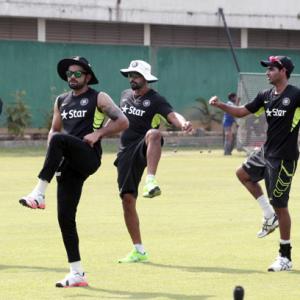 PHOTOS: Team India hits the nets on arrival in Mirpur