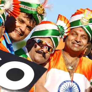 Ballistic fans paint the WACA in India colours