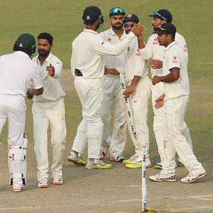 PHOTOS: India vs South Africa, Mohali Test, Day Three