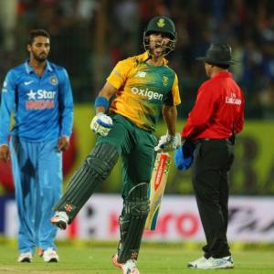 Duminy steals Rohit's thunder as South Africa draw first blood