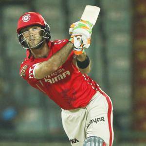 IPL: Punjab's Maxwell reprimanded for showing dissent