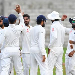 St Lucia Test: Bhuvneshwar's five-for puts India in charge