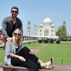 WORLD T20 PHOTOS: England players visit the Taj Mahal