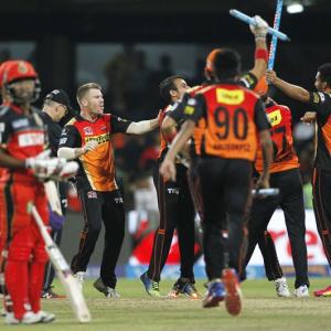 PHOTOS: Sunrisers Hyderabad outclass RCB to win IPL 9