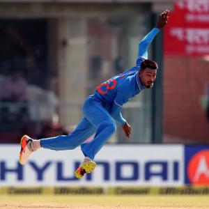 What is Hardik Pandya's role with the ball for Team India?