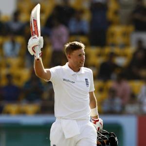 Root puts England in command as India toil in Rajkot