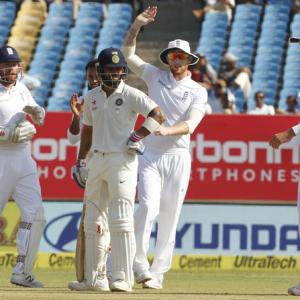 Stats: Kohli's unique dismissal, Cook's dominance in India