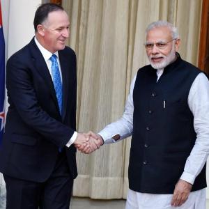 Modi, Key draw from cricket to highlight India-NZ ties