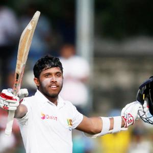PHOTOS, Day 3: Mendis hits ton as Sri Lanka stay alive in Colombo Test
