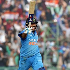 'What an innings Hitman!' Twitter erupts as Rohit hits 3rd double ton