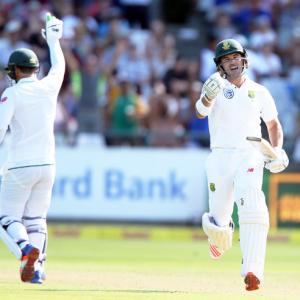 Elgar century leads South Africa fight back