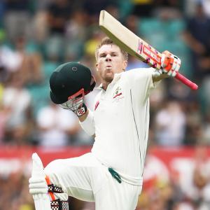 Ton before lunch: Warner emulates Bradman and other greats