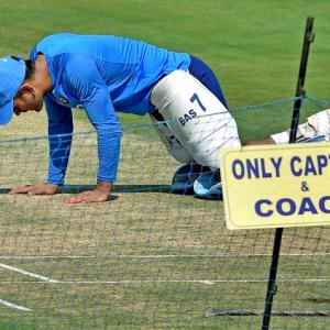 Is Dhoni influencing the pitch for 3rd Test in Ranchi?