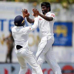 Pradeep over the moon after taking Kohli's wicket