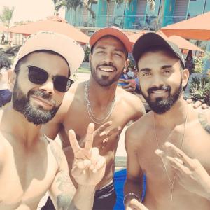 PHOTOS: Kohli & Co. chill out after Galle triumph