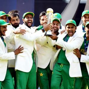 PHOTOS: Pakistan maul India to lift Champions Trophy title