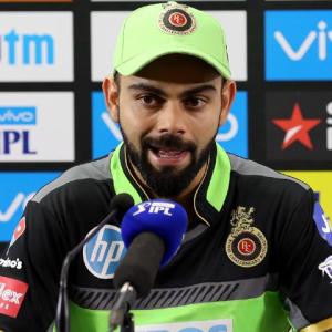 RCB captain Kohli admits his mistake