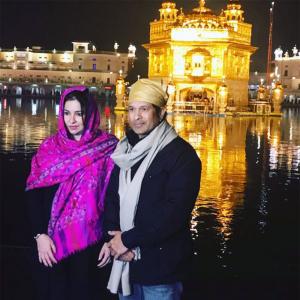 PHOTOS: Tendulkar, Anjali visit Golden Temple in Amritsar