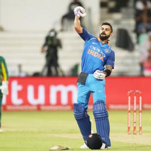 PHOTOS: Kohli hits ton as India easily beat SA in Durban ODI