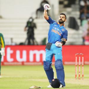 PHOTOS: Kohli hits ton as India easily beat SA in Durban ODI