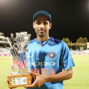 'Ready for England, Australia,' says Bhuvi after SA success