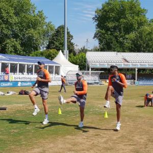 Unhappy India shorten practice match over condition of pitch, outfield