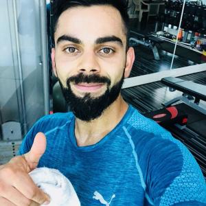 Injured Kohli 'can't do weights yet but can run'
