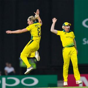 PHOTOS: Aus thrash Windies in semis, to face England in WT20 final