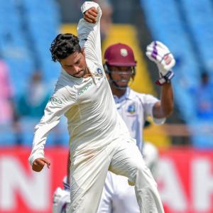 Kuldeep Yadav: From wicket-less at Lord's to five-wickets at Rajkot