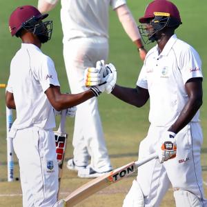 PIX: How Chase revived West Indies after Yadavs inflict damage