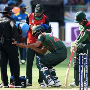 Bangladesh's Tamim out of Asia Cup after injury heroics