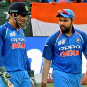 Find out why Rohit compared himself with Dhoni...