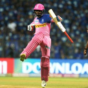 PIX: Rajasthan beat MI by four wickets after hiccup