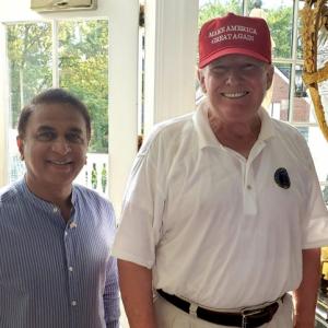 Gavaskar meets Trump while on charity fund-raising trip