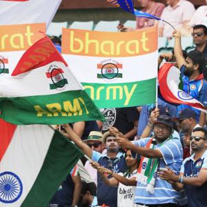 PIX: India fans decorate SCG in tricolour!