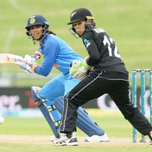 PIX: Mandhana, Rodrigues score big as India canter to win against NZ
