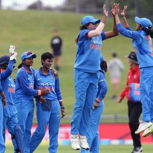 PIX: India women rout Kiwis to clinch ODI series