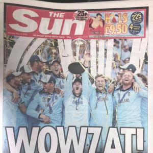 British media go ga-ga over World Cup champs