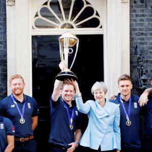 British PM hosts World Cup champs